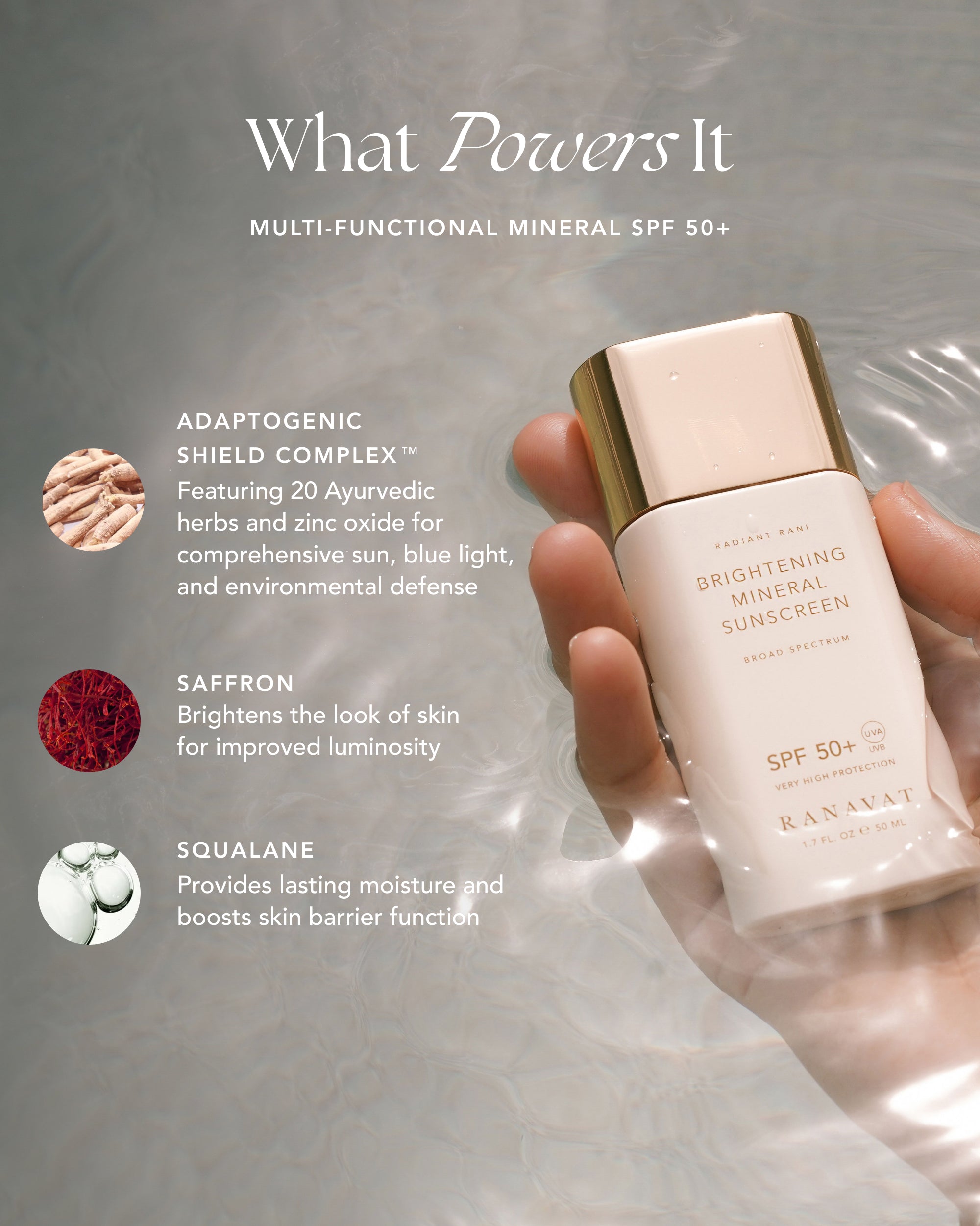 Brightening Mineral Sunscreen SPF 50+